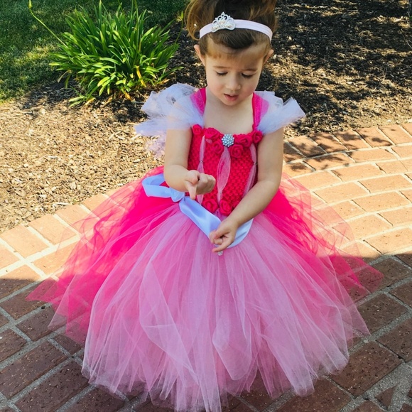 AURORA (SLEEPING BEAUTY)couture tutu dress/costume - Picture 1 of 8